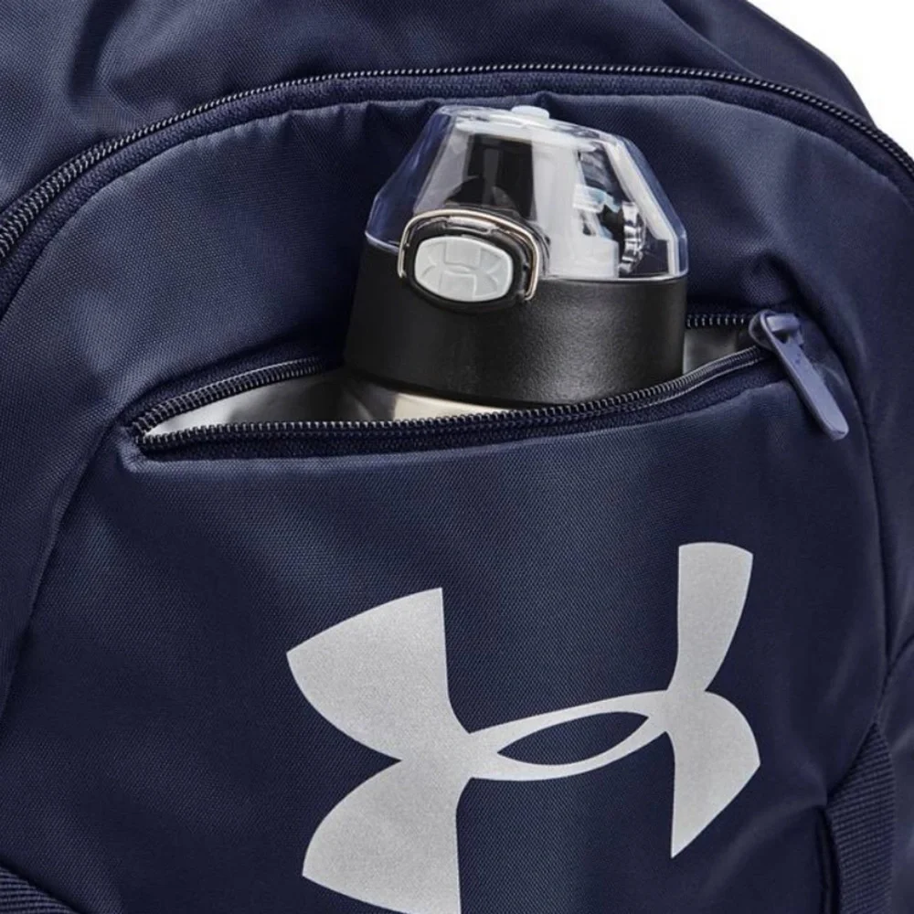 UNDER ARMOUR • Midnight Navy Metallic Silver UA Undeniable Sackpack Backpack